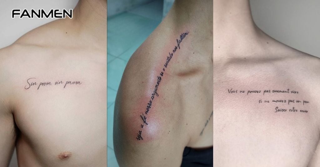 Hình xăm chữ tiếng Anh