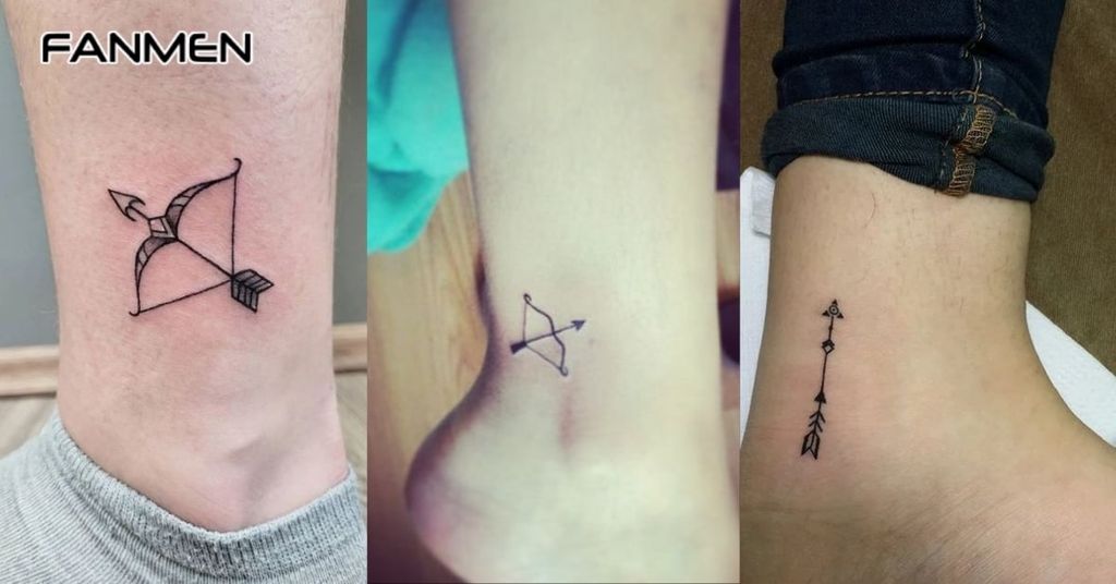 Hình Xăm Cổ Chân Nam Nhỏ Gọn 2