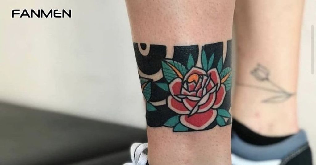 Hình Xăm Cổ Chân Nam Phá Cách 1