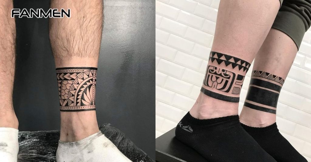 Hình Xăm Cổ Chân Nam Phá Cách 4