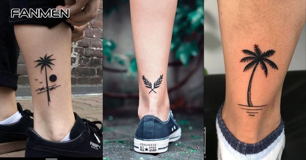 Hình Xăm Cổ Chân Nam Thiên Nhiên