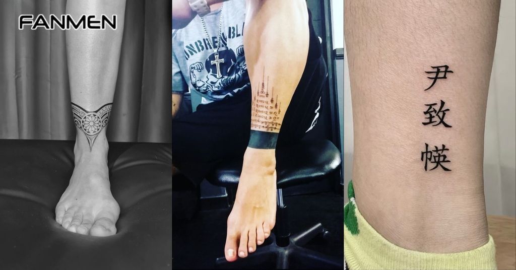 Hình Xăm Cổ Chân Nam Văn Hóa 4