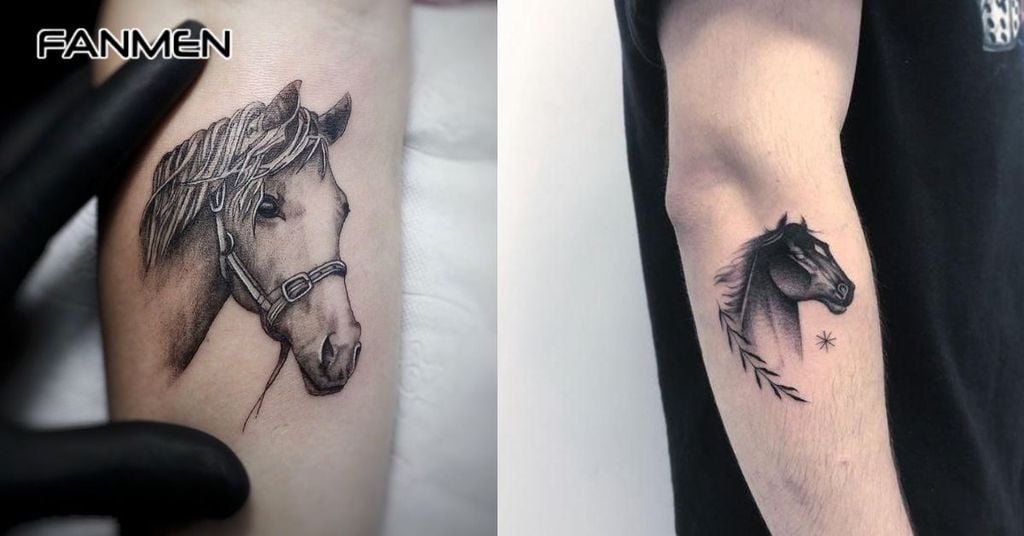Hình xăm đầu ngựa 4