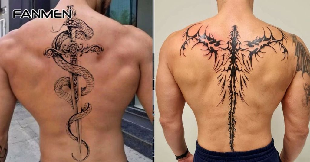 hình xăm dọc sống lưng 3