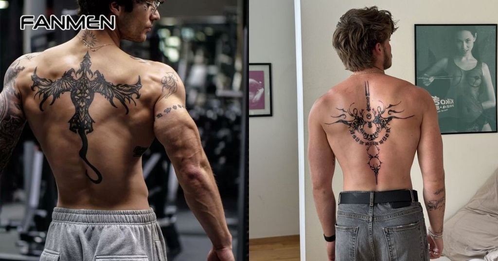 hình xăm dọc sống lưng 6