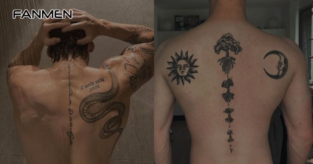 hình xăm dọc sống lưng 7