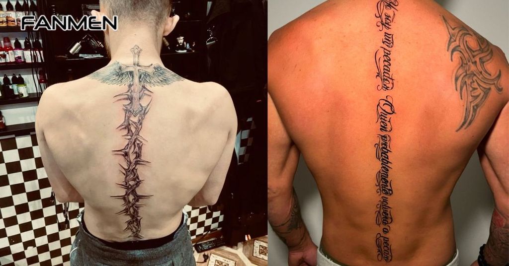 hình xăm dọc sống lưng 9