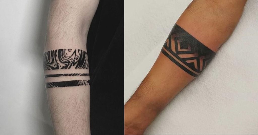 Hình xăm tay đẹp cho nam phong cách đơn giản