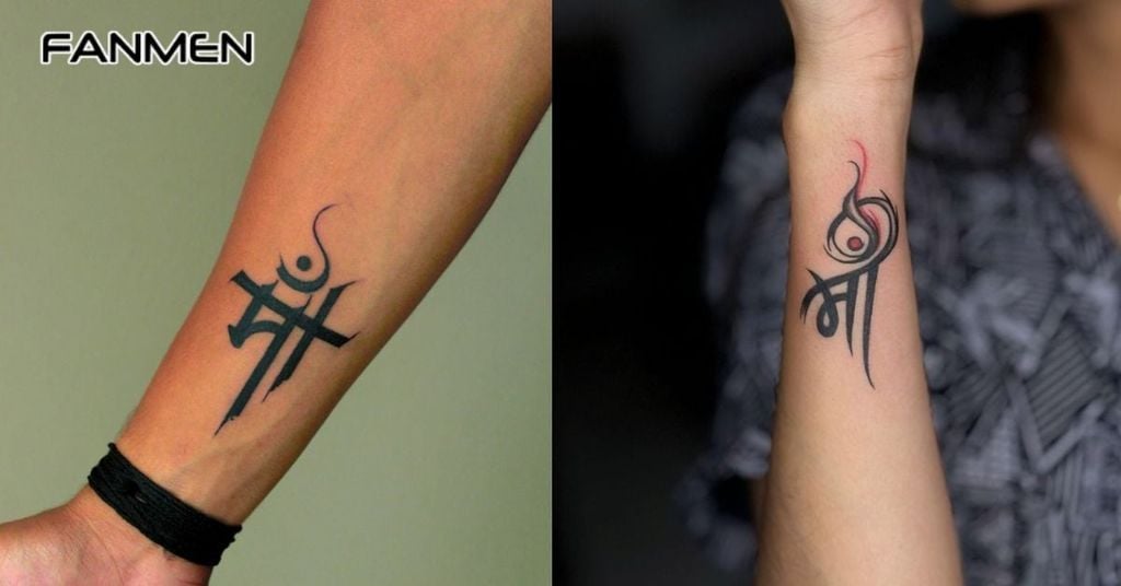 Hình xăm cổ tay đơn giản cho nam