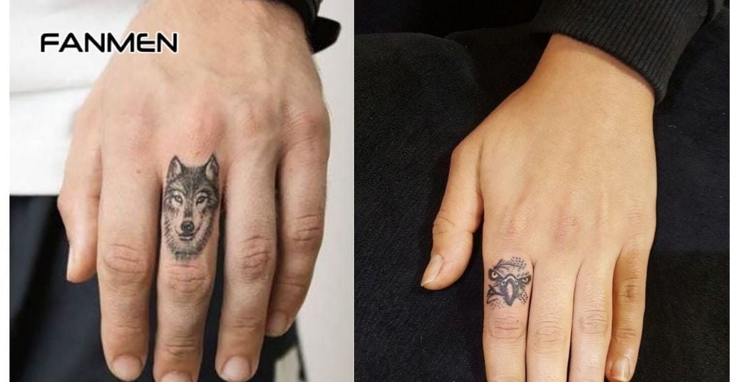 Hình xăm ngón tay nam cực đẹp phong cách động vật