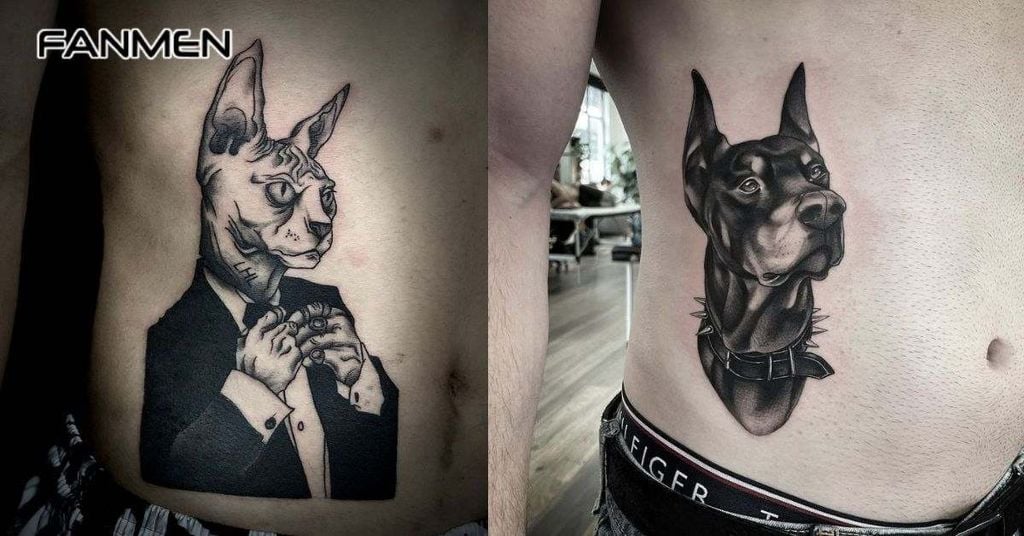 Hình xăm động vật mạnh mẽ