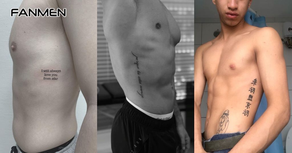 Hình xăm eo nam mini và tối giản 2