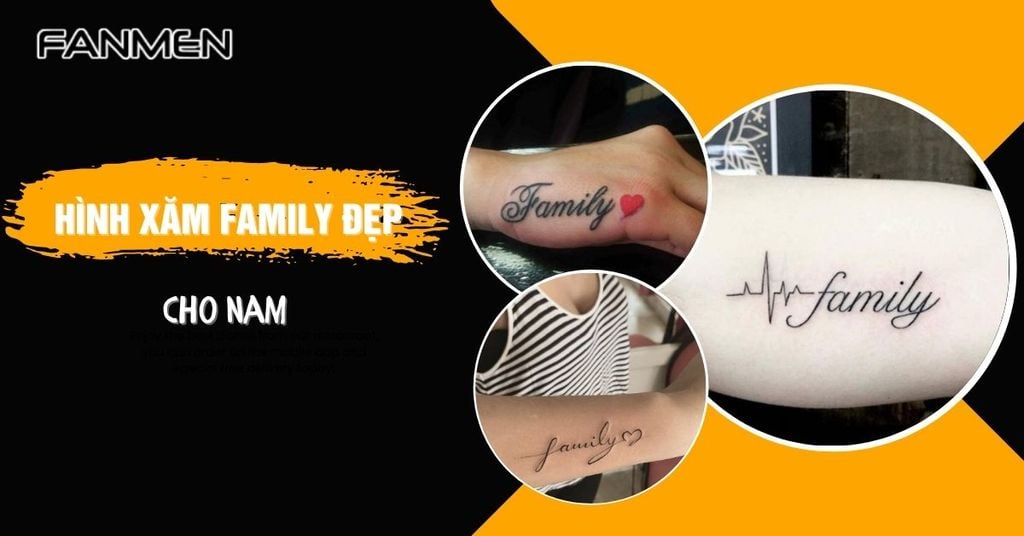 Hình xăm family đẹp cho nam