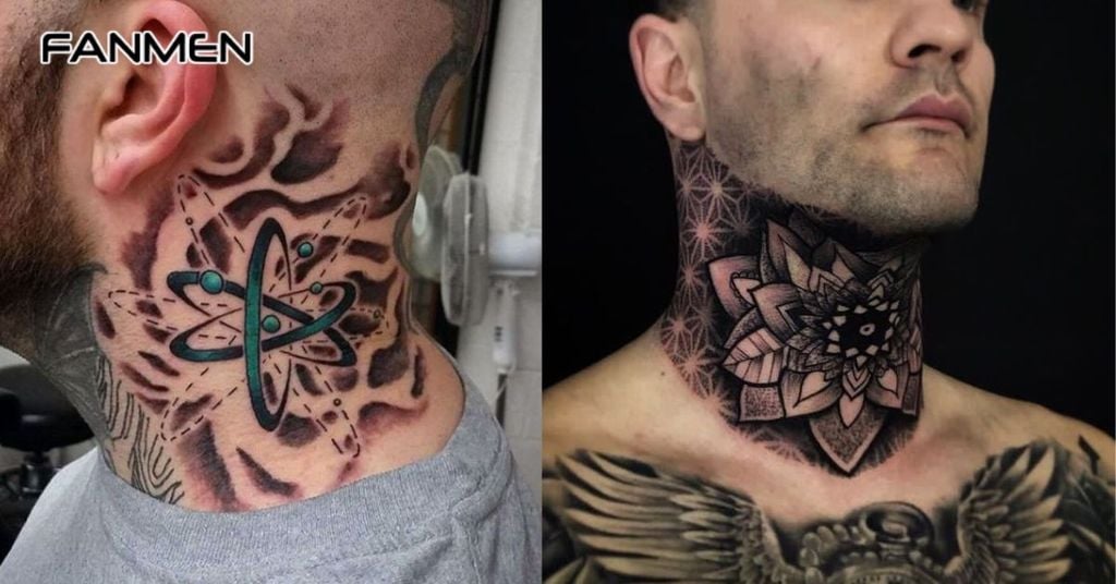 Hình xăm full cổ nam 12