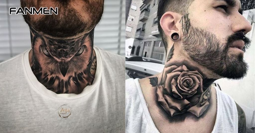 Hình xăm full cổ nam 13