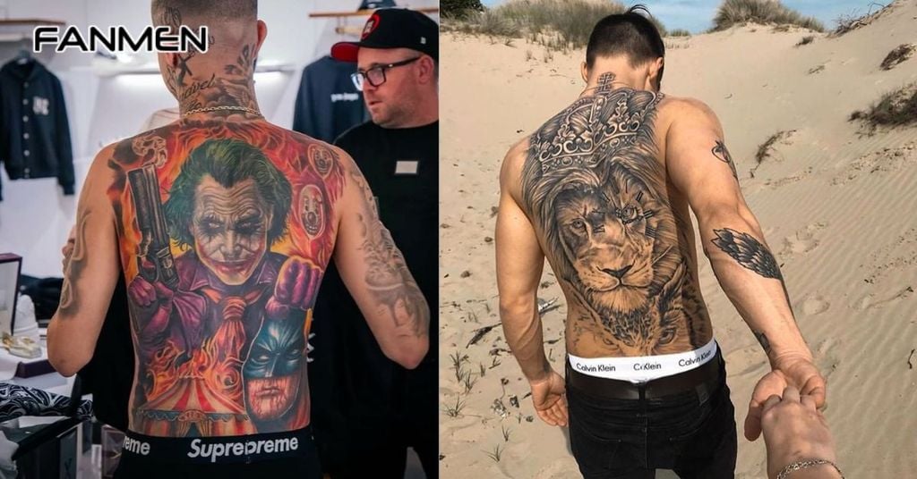 Hình xăm full lưng đẹp cho nam mẫu 35