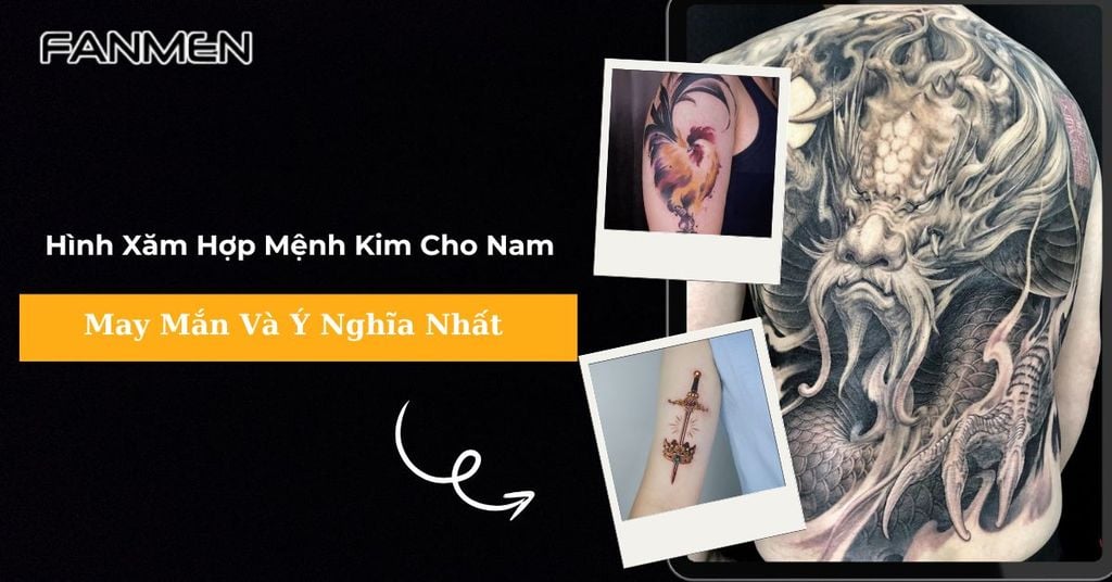 Hình xăm hợp mệnh Kim&nbsp;cho nam