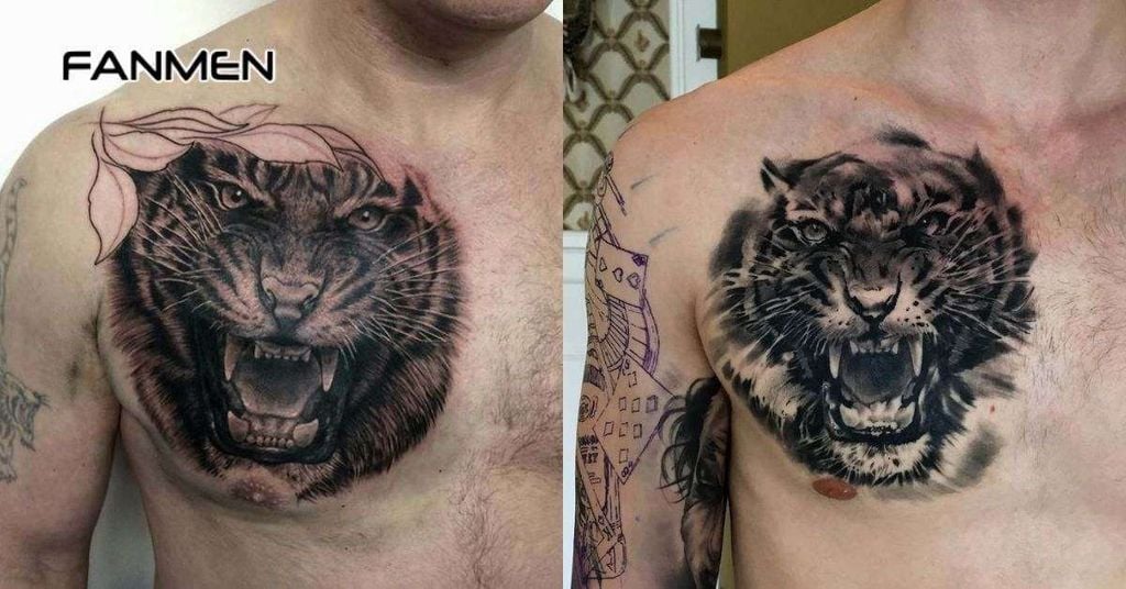 Hình xăm ở nửa ngực