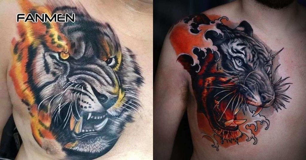 Hình xăm ở nửa ngực