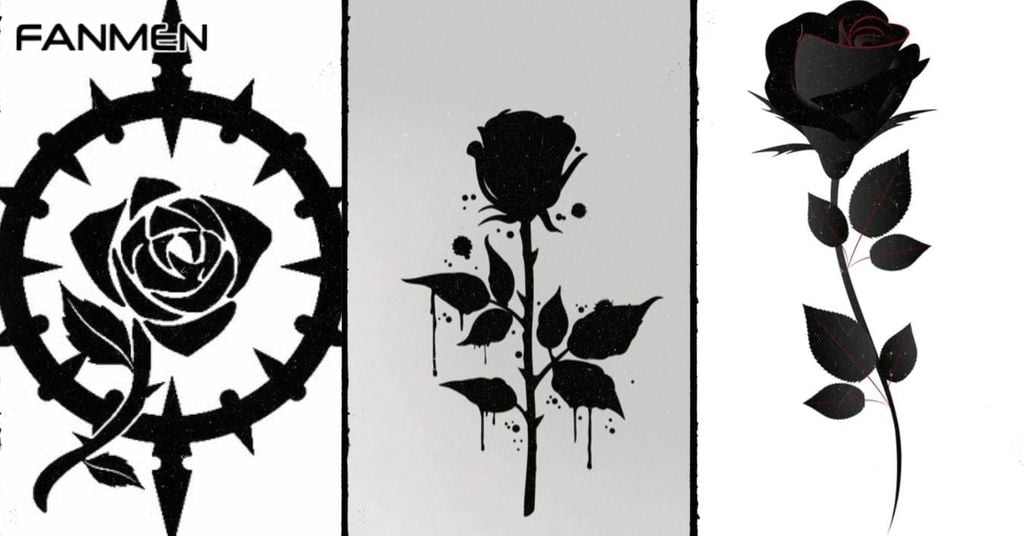 Hình Xăm Hoa Hồng Ở Cổ Cho Nam Mẫu 5