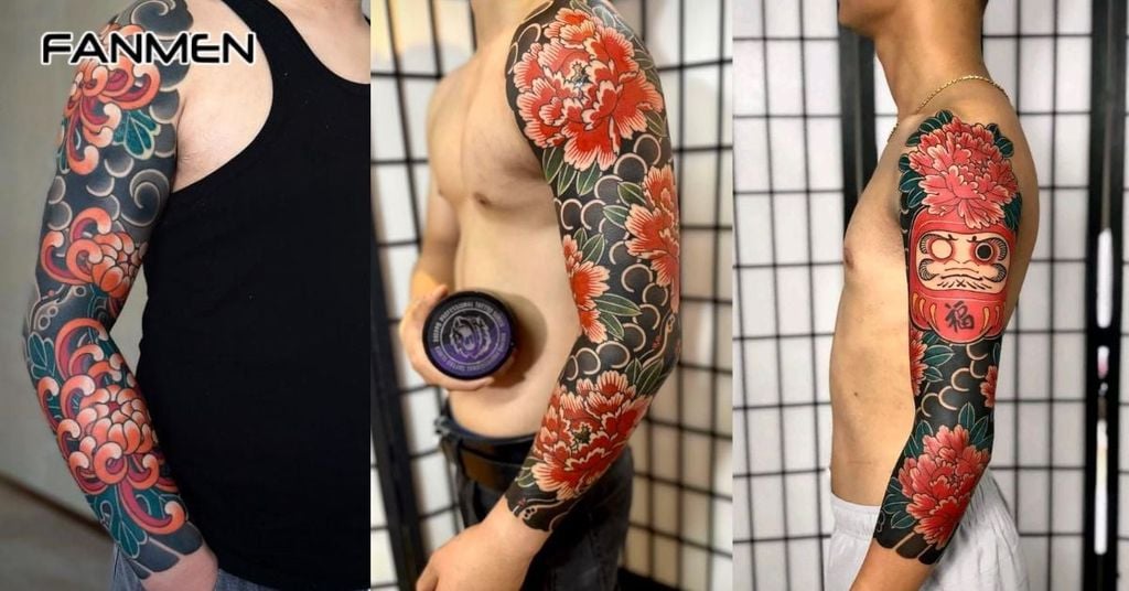 Hình xăm hoa đẹp ở tay 3