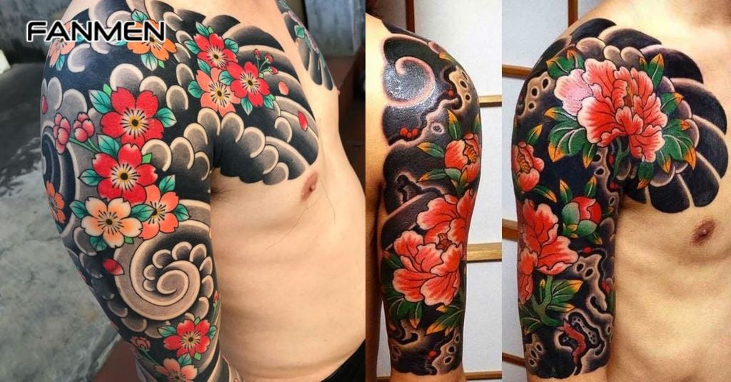 Hình xăm hoa đẹp ở tay 7