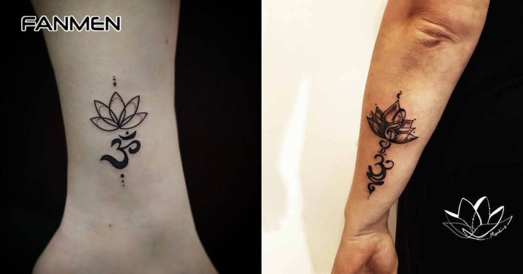 Hình hoa sen chữa phạn 6