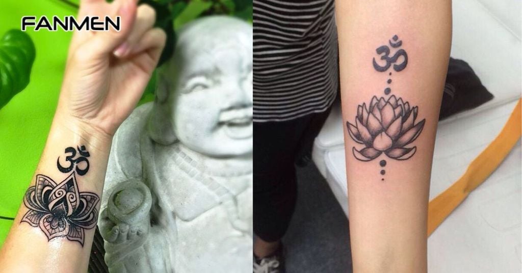 Hình hoa sen chữa phạn 7