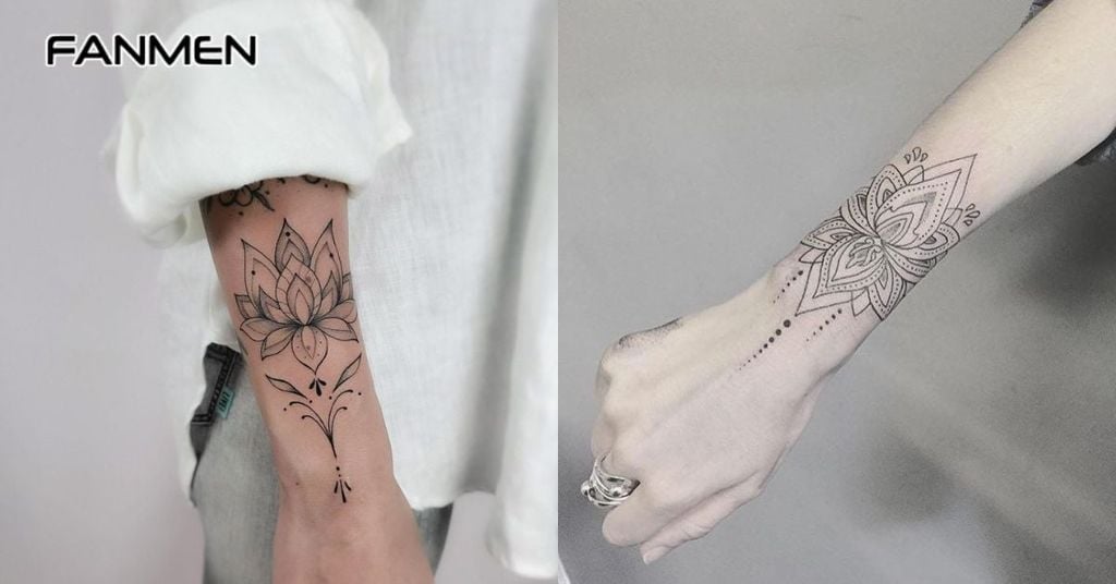 Hình hoa sen Mandala 7