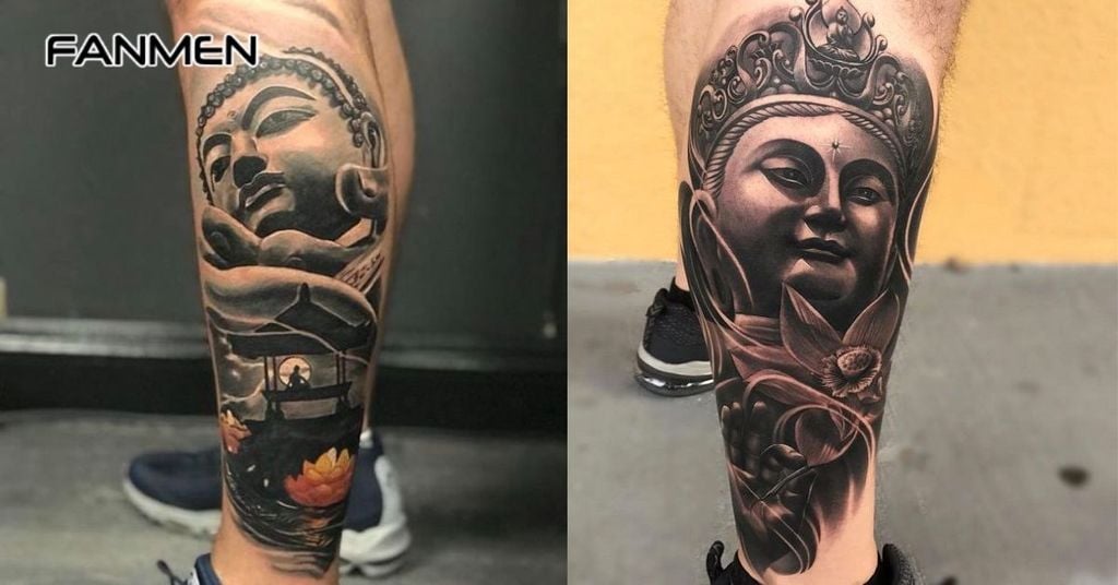 Hình hoa sen và đức phật 5