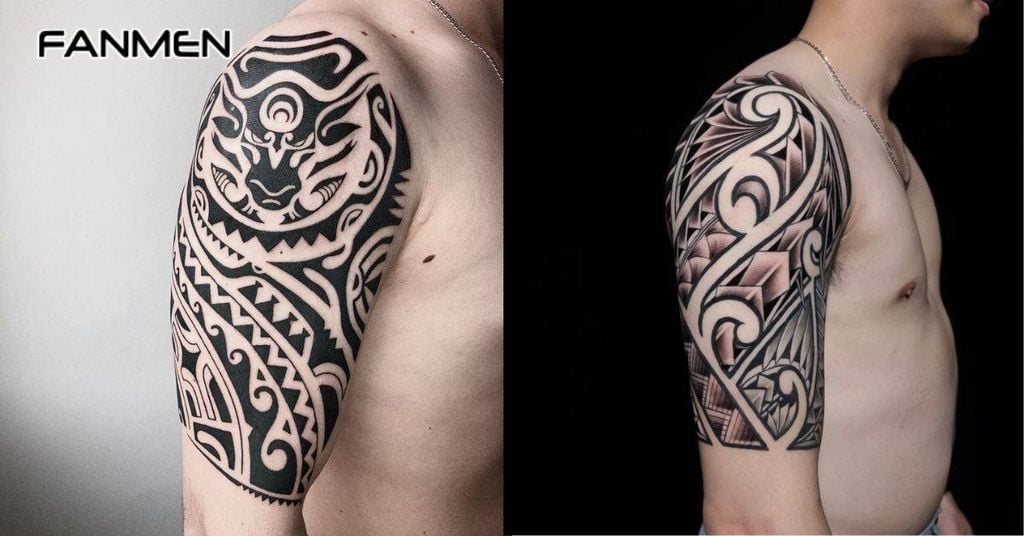 Hình xăm tay nam hoa văn đẹp