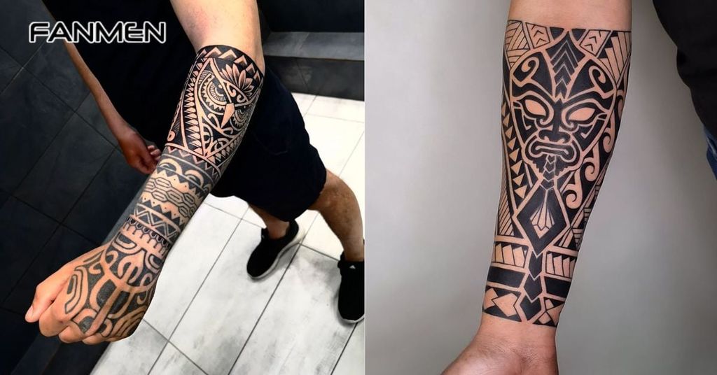 Hình xăm hoa văn cánh tay đẹp cho nam 16