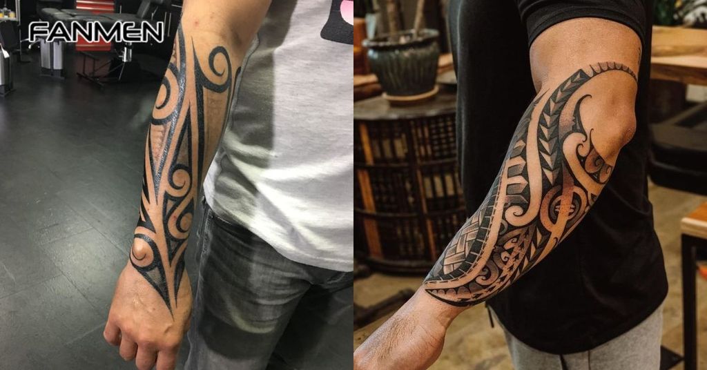 Hình xăm hoa văn cánh tay đẹp cho nam 19