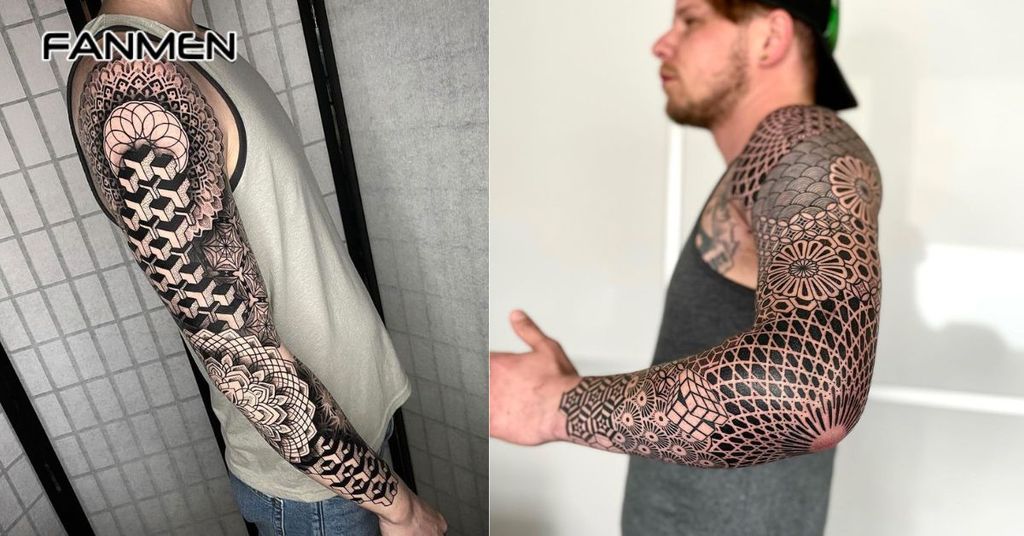 Hình xăm hoa văn ở tay 18