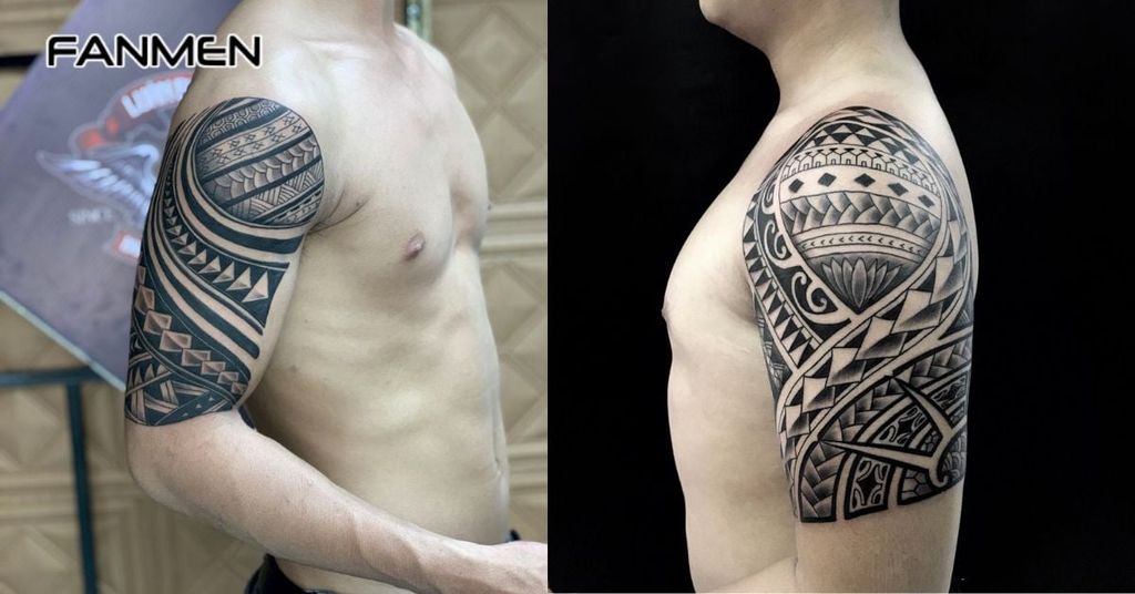 Hình xăm hoa văn ở tay 2