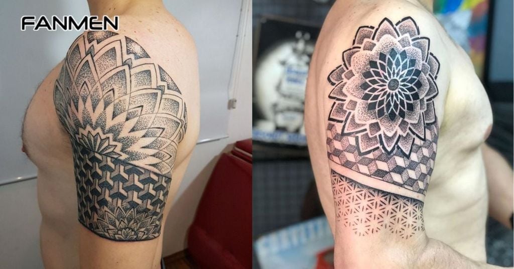 Hình xăm hoa văn ở tay 5