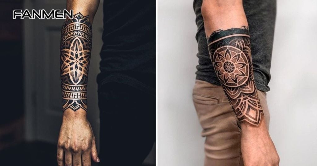 Hình xăm hoa văn ở tay 9