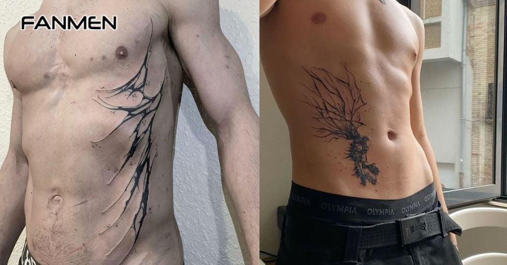 Hình xăm hông đẹp nam về các biểu tượng khác 5