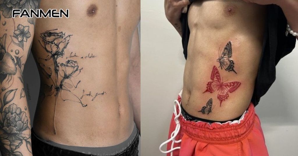 Hình xăm hông đẹp nam về các biểu tượng khác 6