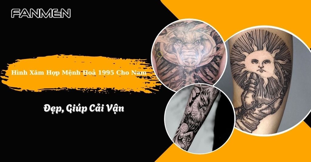 Hình xăm hợp mệnh Hoả 1995 cho nam