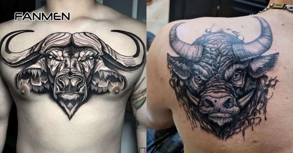 Hình xăm linh vật hợp tuổi Sửu 1997