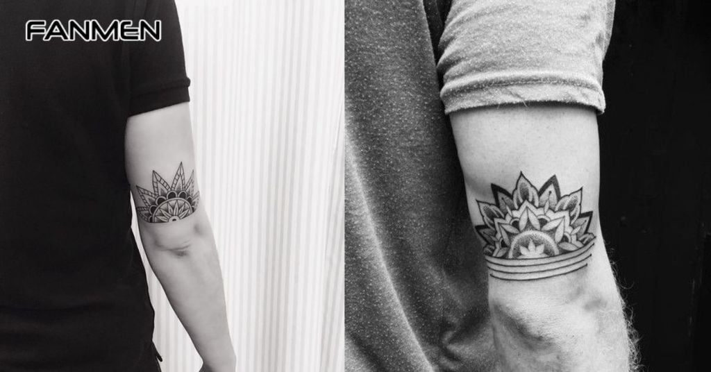 Hình xăm mandala mini 10