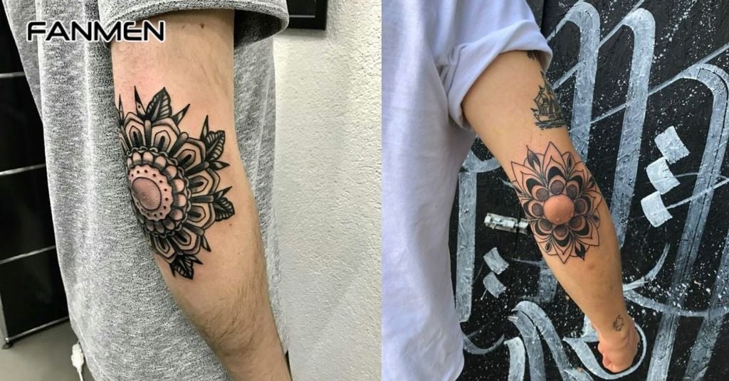 Hình xăm mandala mini 5