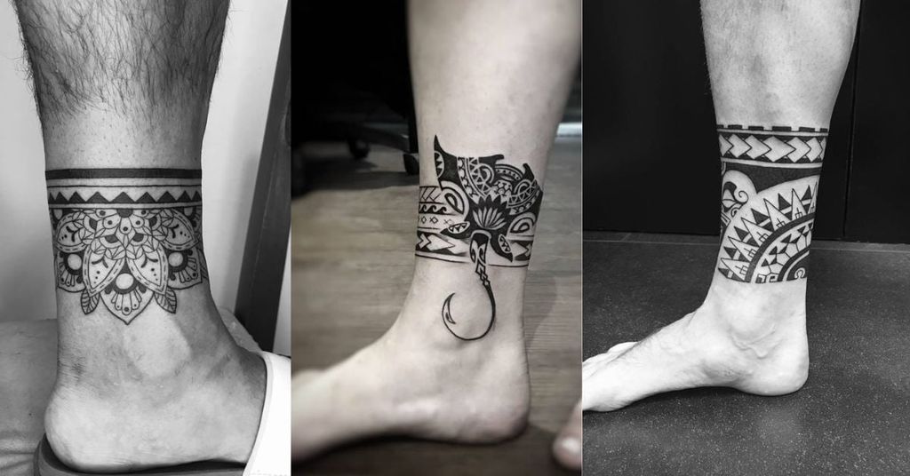 Hình xăm mắt cá chân mang yếu tố văn hóa 7