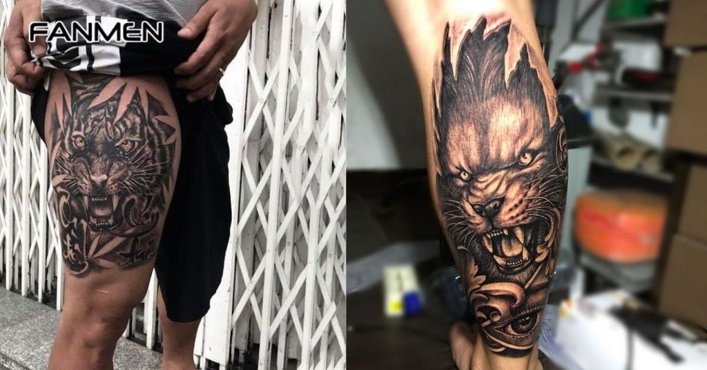 Hình mạnh mẽ ở chân