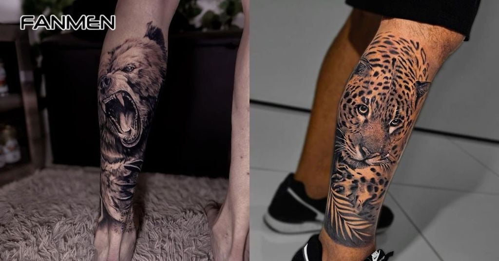 Hình mạnh mẽ ở chân