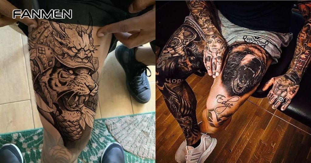 Hình mạnh mẽ ở chân