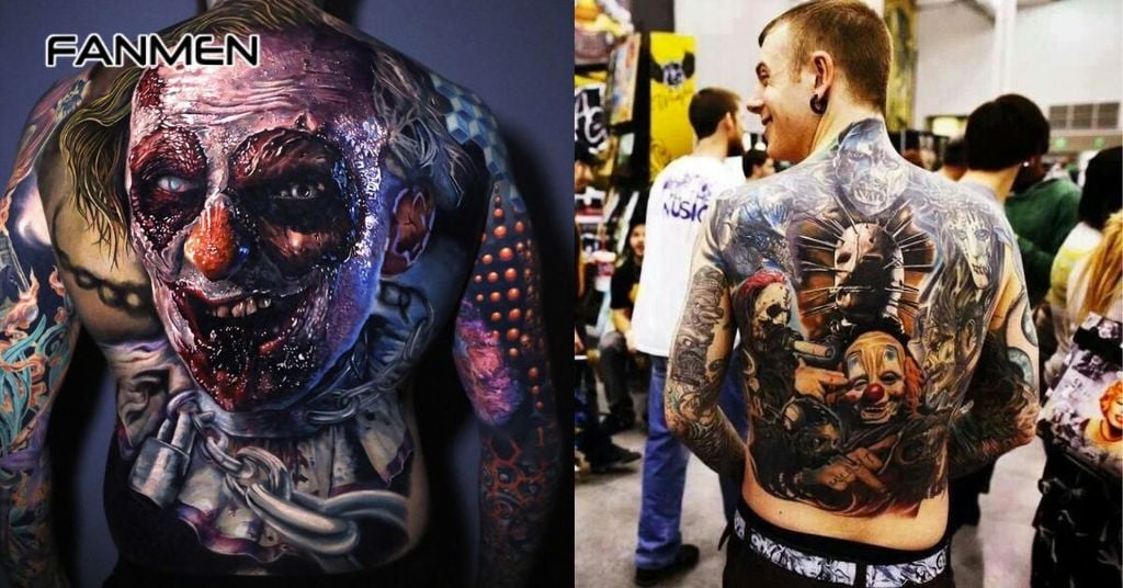 Hình xăm màu nước cho nam