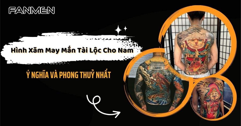 Hình xăm may mắn tài lộc cho nam