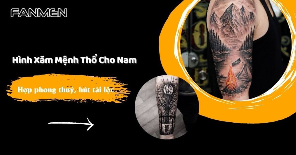 Hình xăm mệnh Thổ cho nam